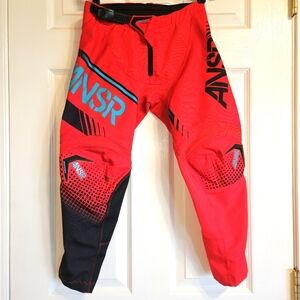 Answer Racing ANSR Youth Red Syncron Motocross Off Road Pants Size Y24